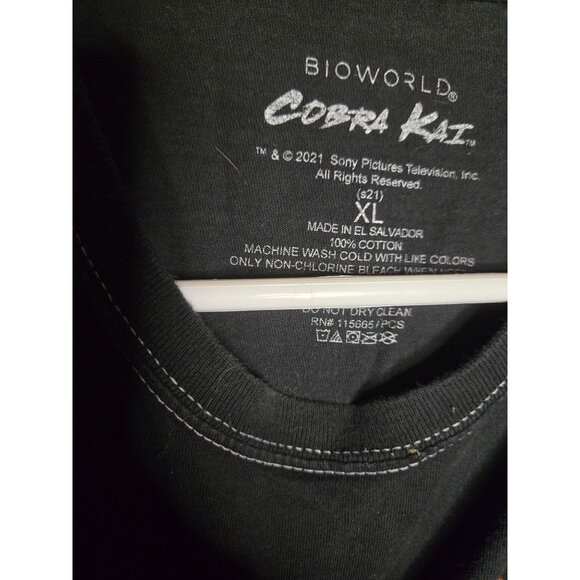 Cobra Kai Double Sided Graphic Print Tshirt Sz XL - Picture 4 of 4